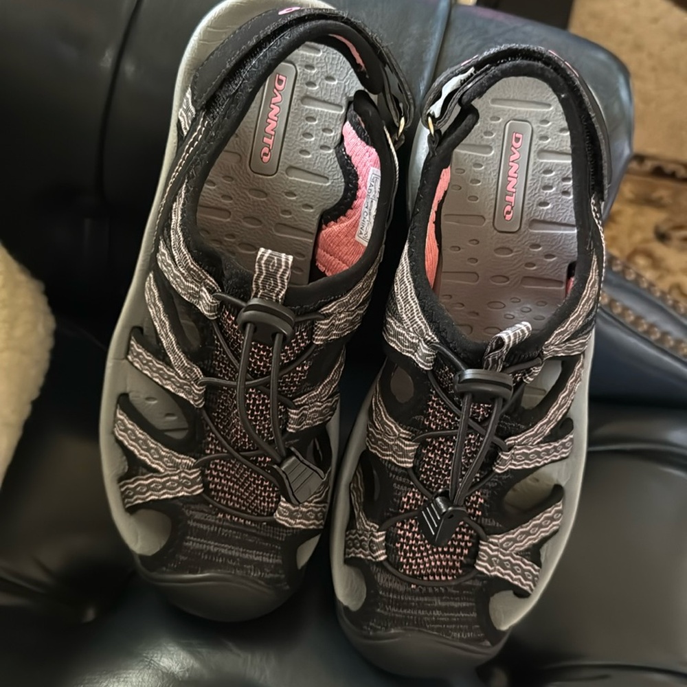 Danner Women's Outdoor Sandals in Pink and Gray